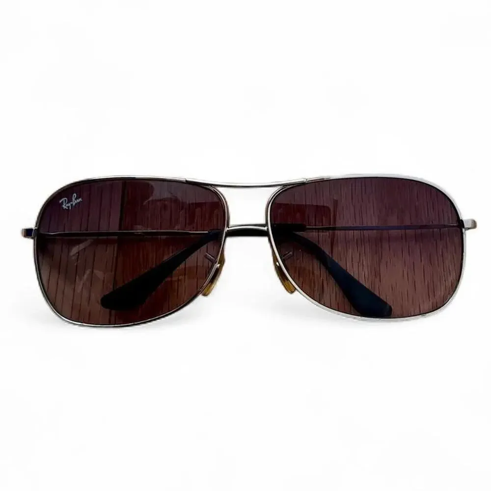 Ray ban silver metal narrow